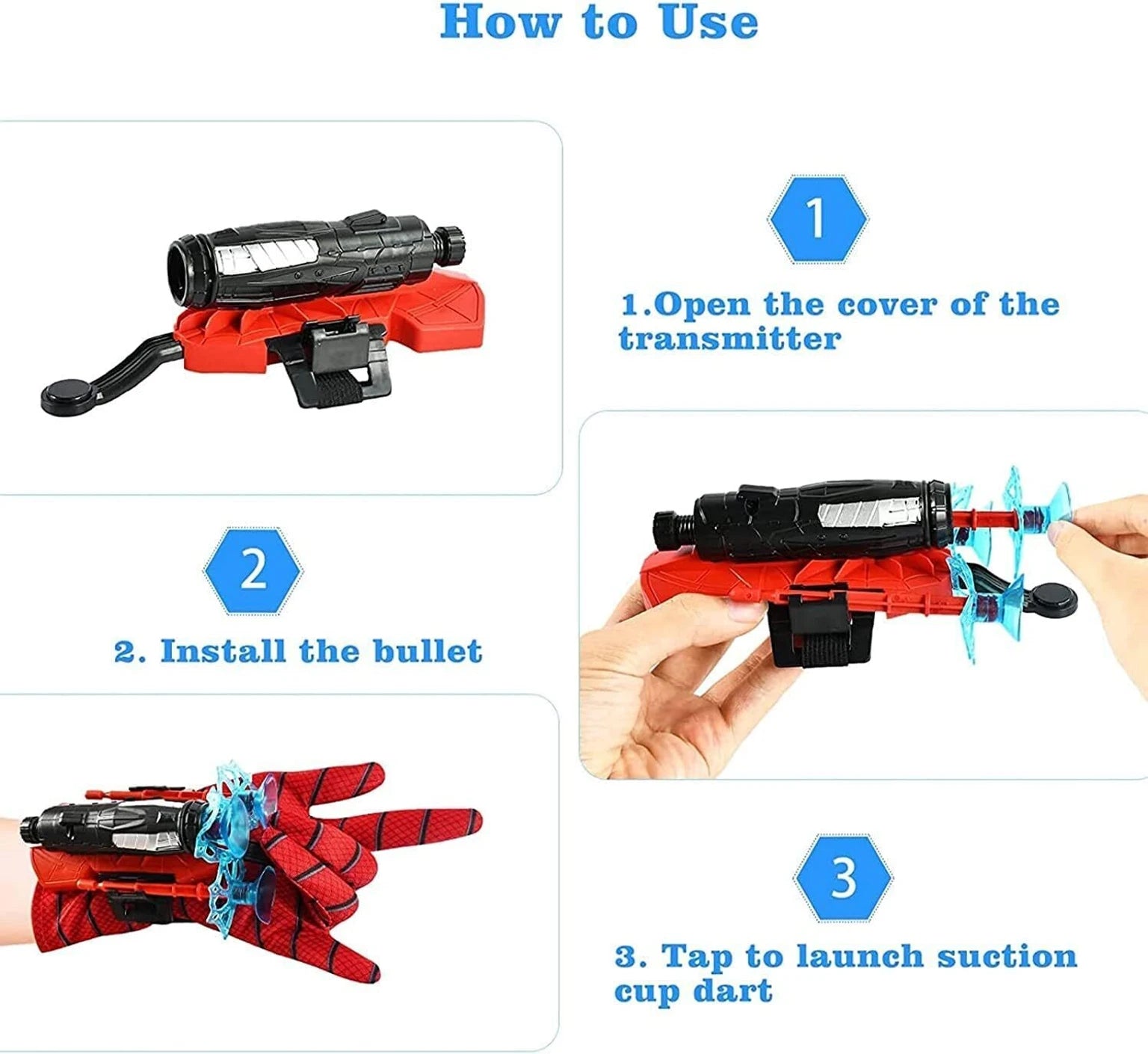 Spider Man web shooter toy for Kids