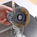 Kitchen Soap Dispensing Palm Brush | Dishwashing Scrubber with Built-in Soap Dispenser