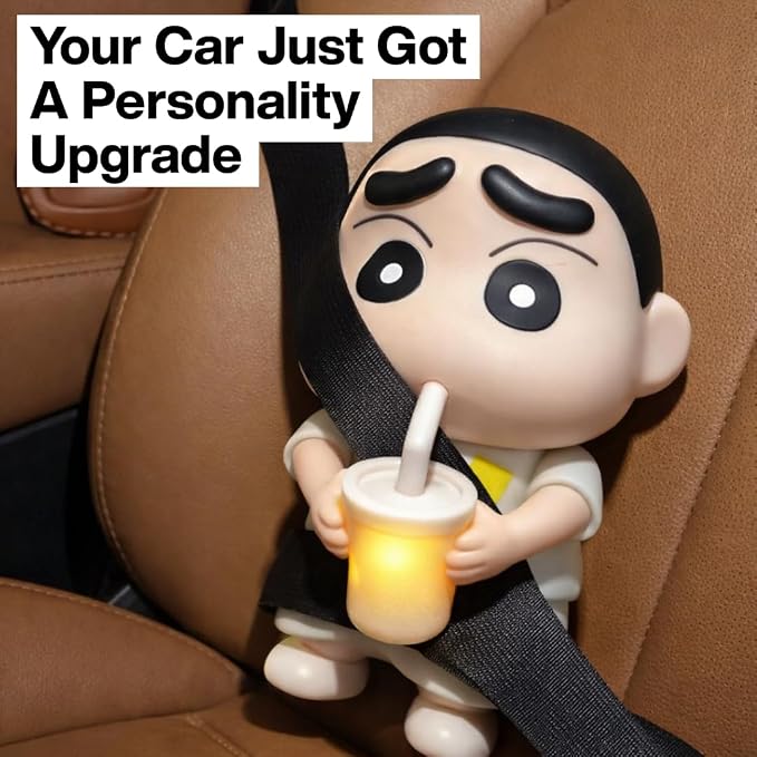 Shinchan Figure Lamp | 26 CM Collectible Toy for Desk, Bedside & Room Decor | Crayon Shinchan Night Light Showpiece