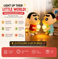 Shinchan Figure Lamp | 26 CM Collectible Toy for Desk, Bedside & Room Decor | Crayon Shinchan Night Light Showpiece